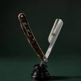 Barbarossa Straight Razor With Acetate Handle